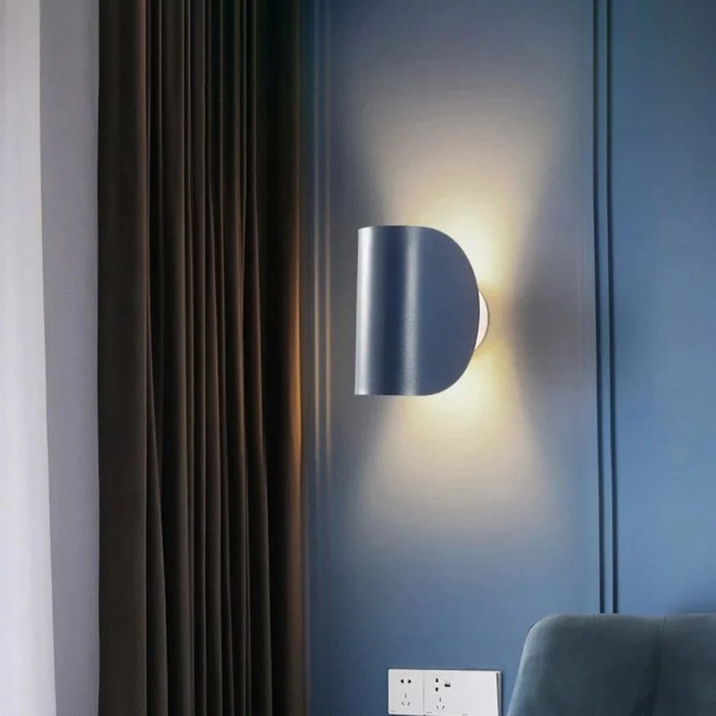 Luz de pared creativa rotativa de Makaron LED