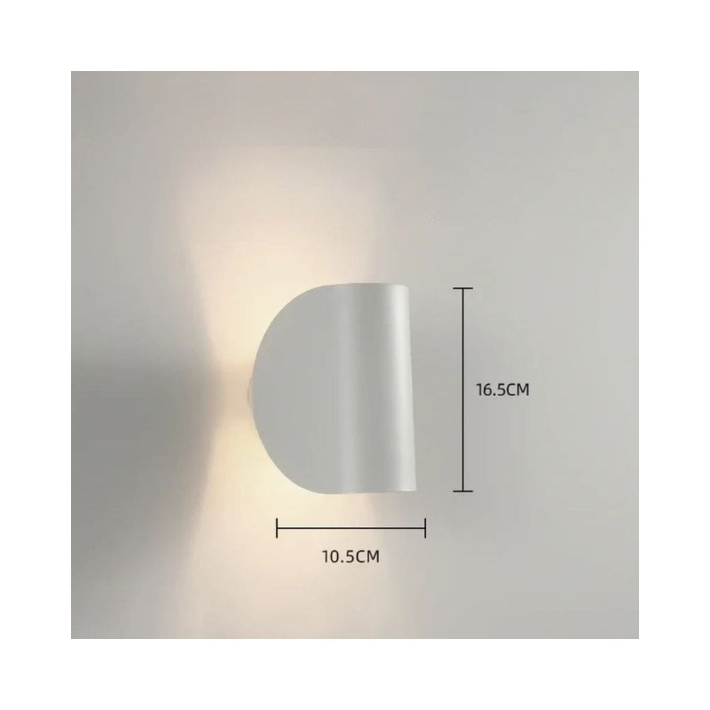 Luz de pared creativa rotativa de Makaron LED