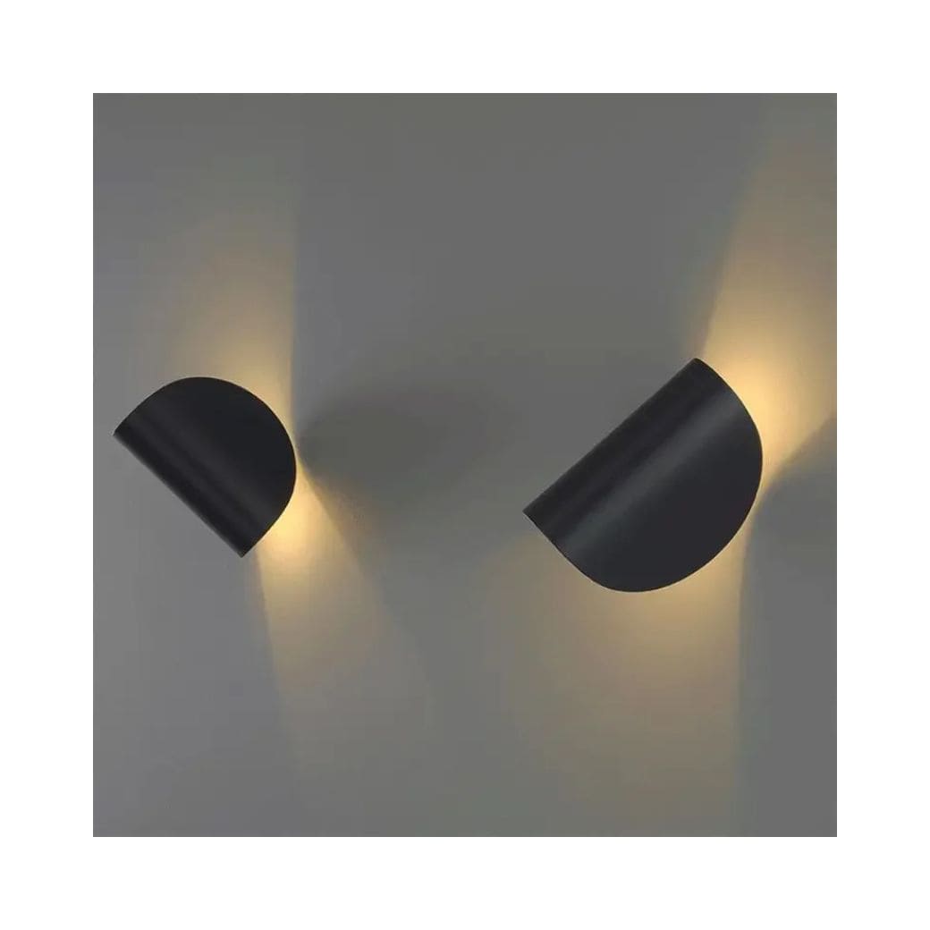 Luz de pared creativa rotativa de Makaron LED