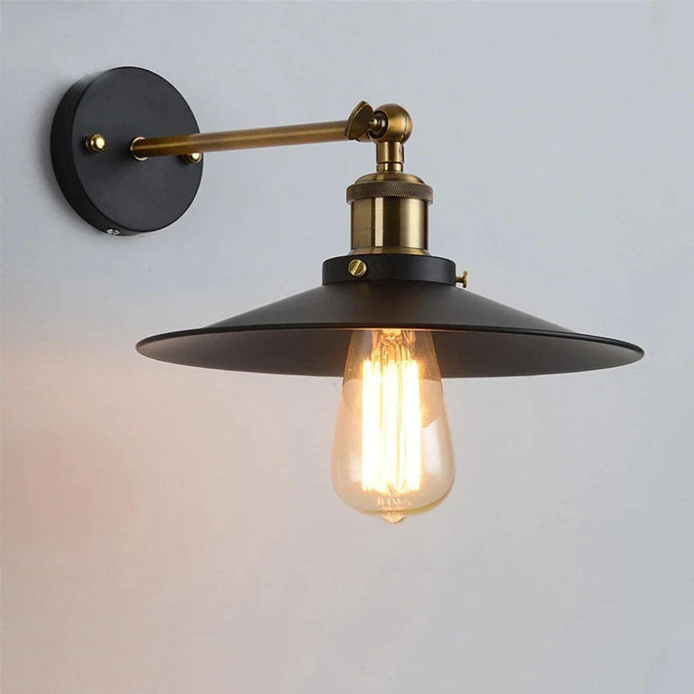 Luz de pared industrial retro