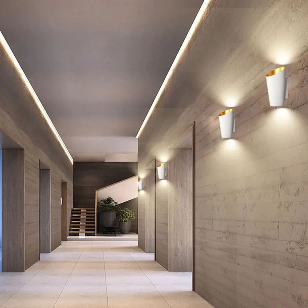 Luz de pared LED de aluminio impermeable