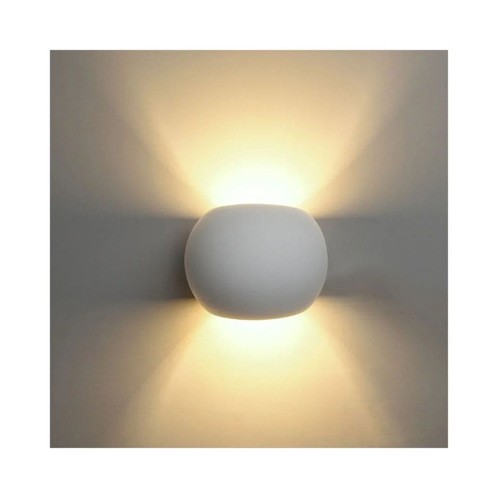 Applique Murale LED Moderne en Plâtre