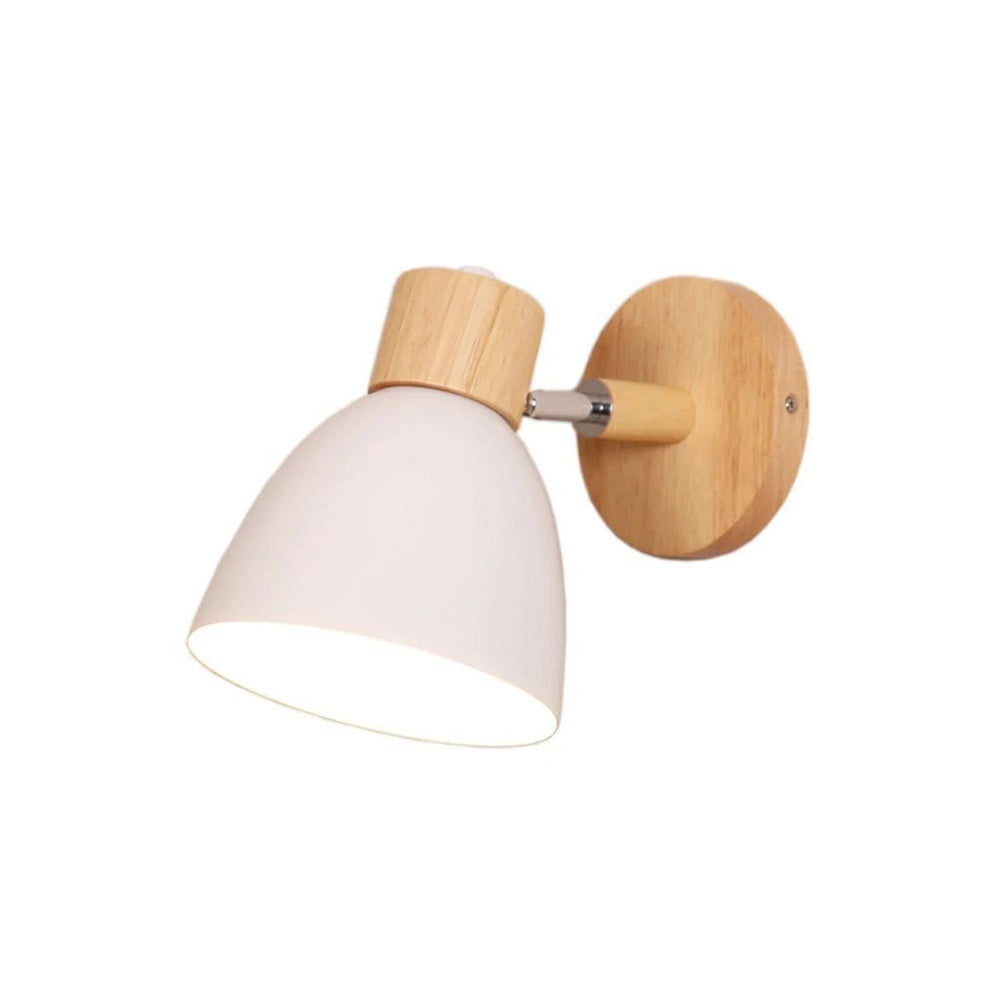 Luz de pared LED nórdica en madera maciza