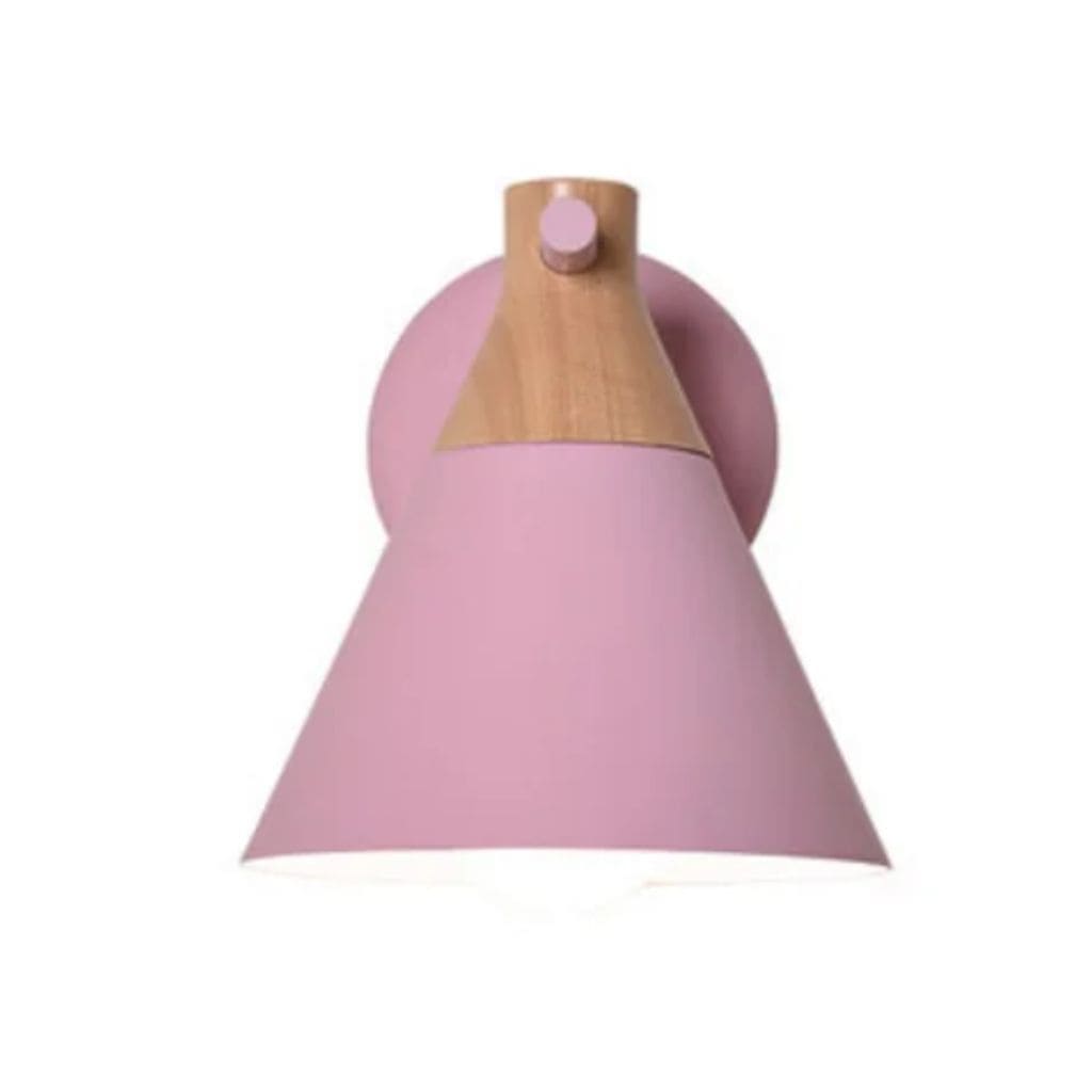 Luz de pared LED de madera nórdica