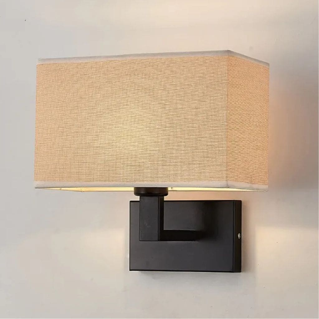 Luz de pared de pared LED en tela de estilo moderno minimalista