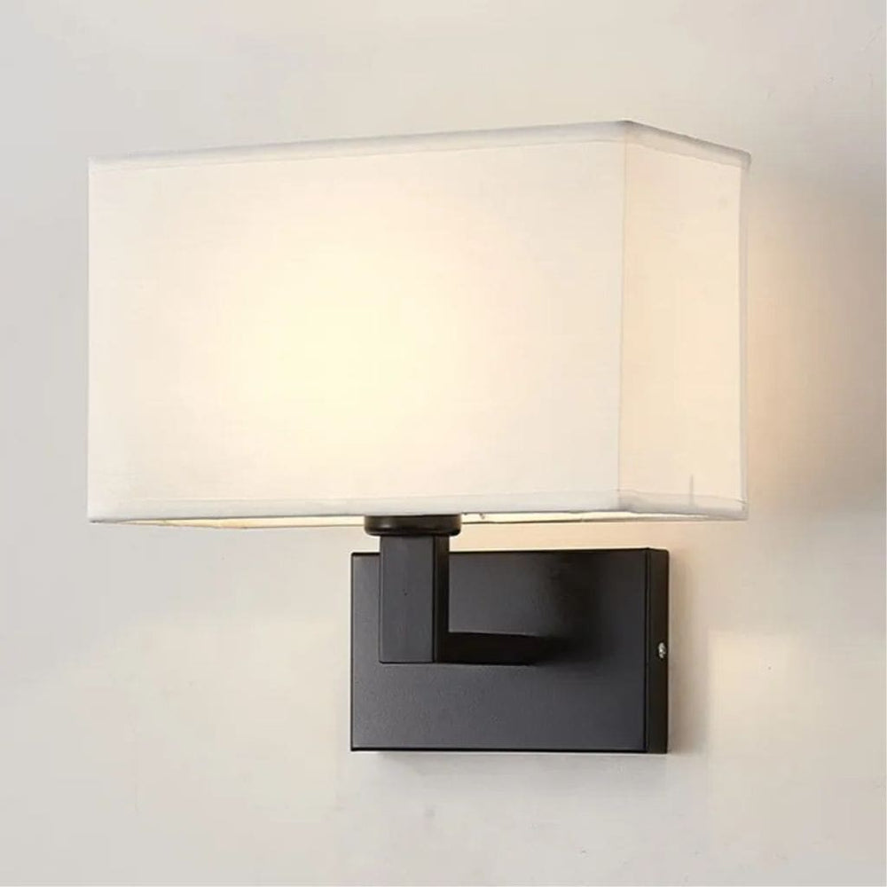 Luz de pared de pared LED en tela de estilo moderno minimalista