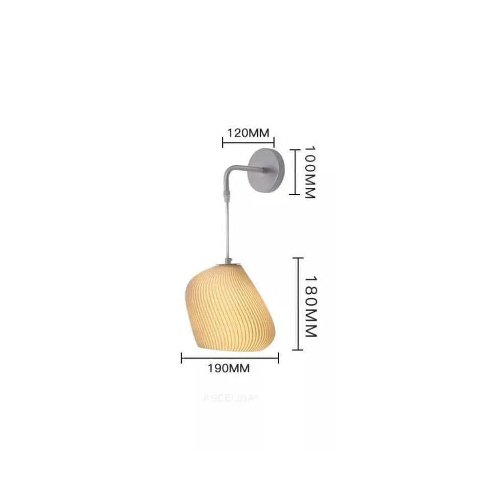 Luz de pared nórdica moderna y minimalista