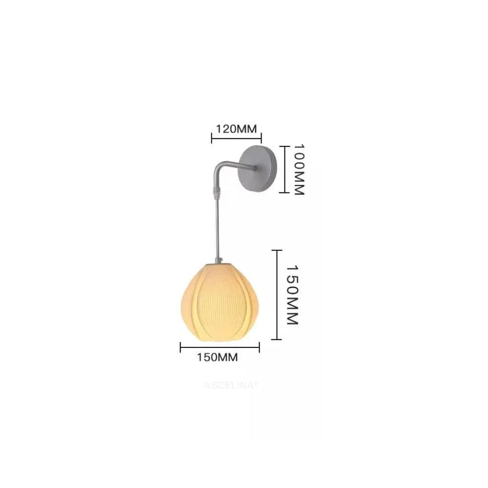 Luz de pared nórdica moderna y minimalista