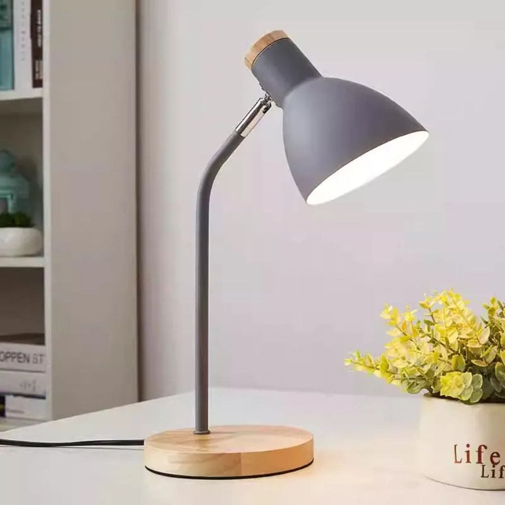 Lámpara de mesa LED nórdica macarrón