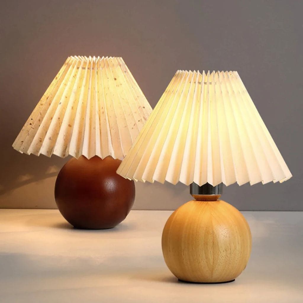 Lámpara de mesa vintage coreana