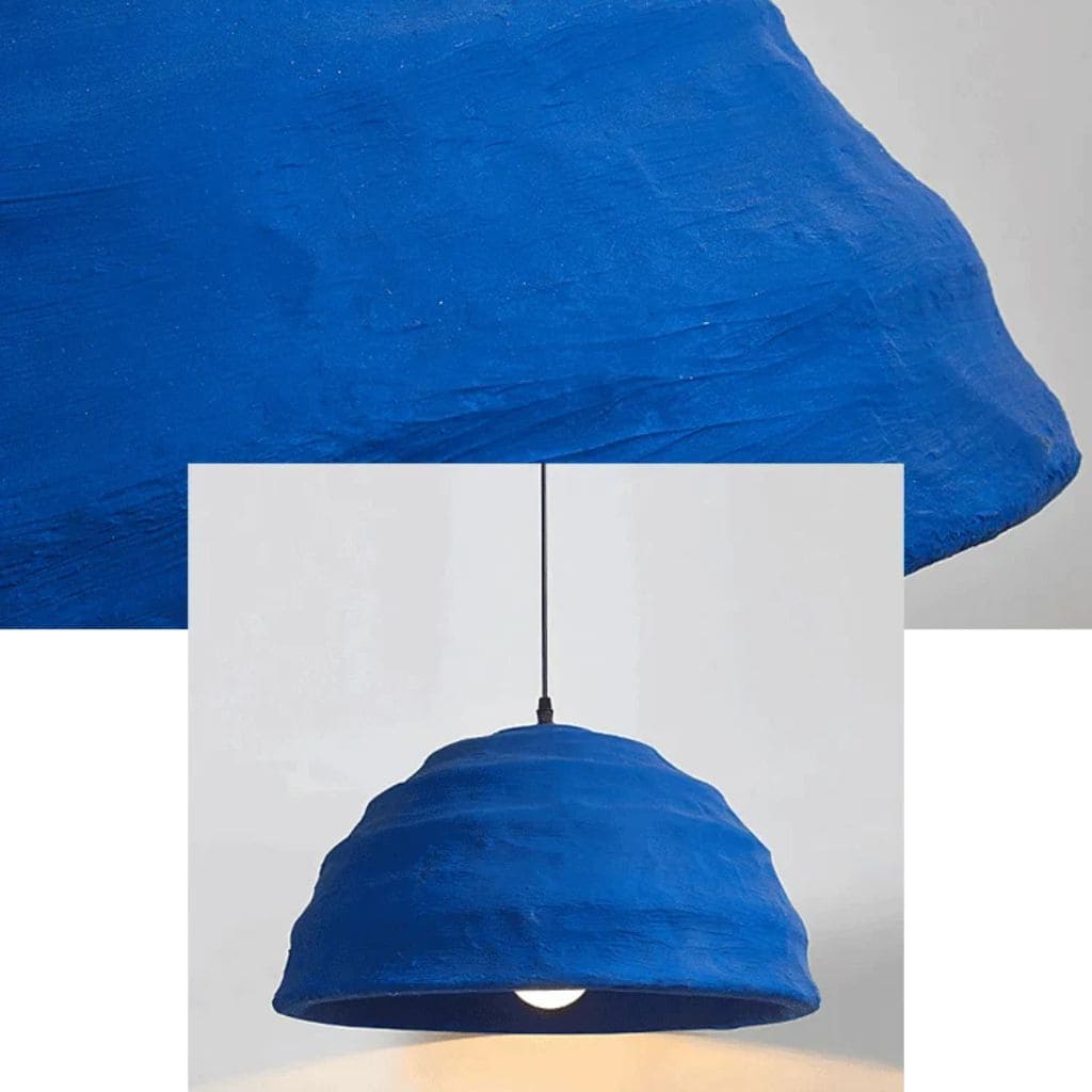 Luz de estilo japonés de Wabi Sabi en Klein Blue