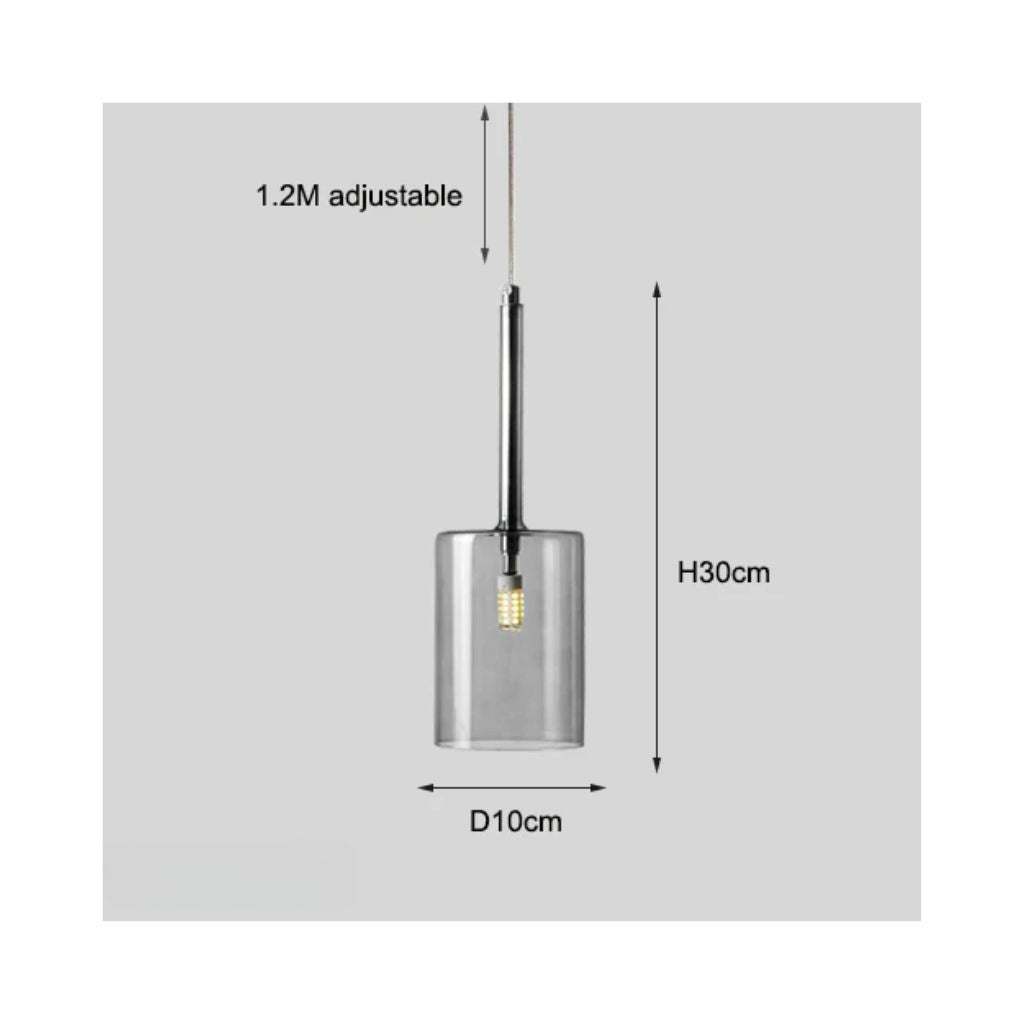 Iluminación de vidrio nórdico