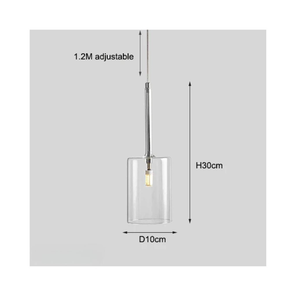 Iluminación de vidrio nórdico