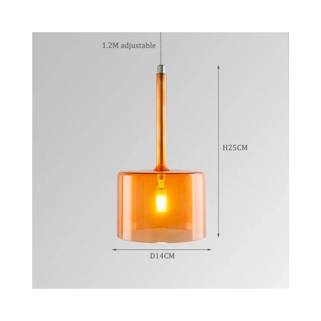 Iluminación de vidrio nórdico