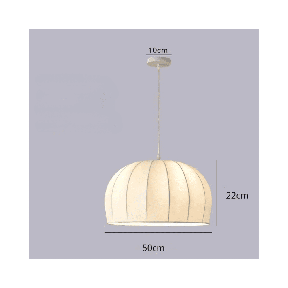 Iluminación colgando en seda italiana nueva wabi sabi