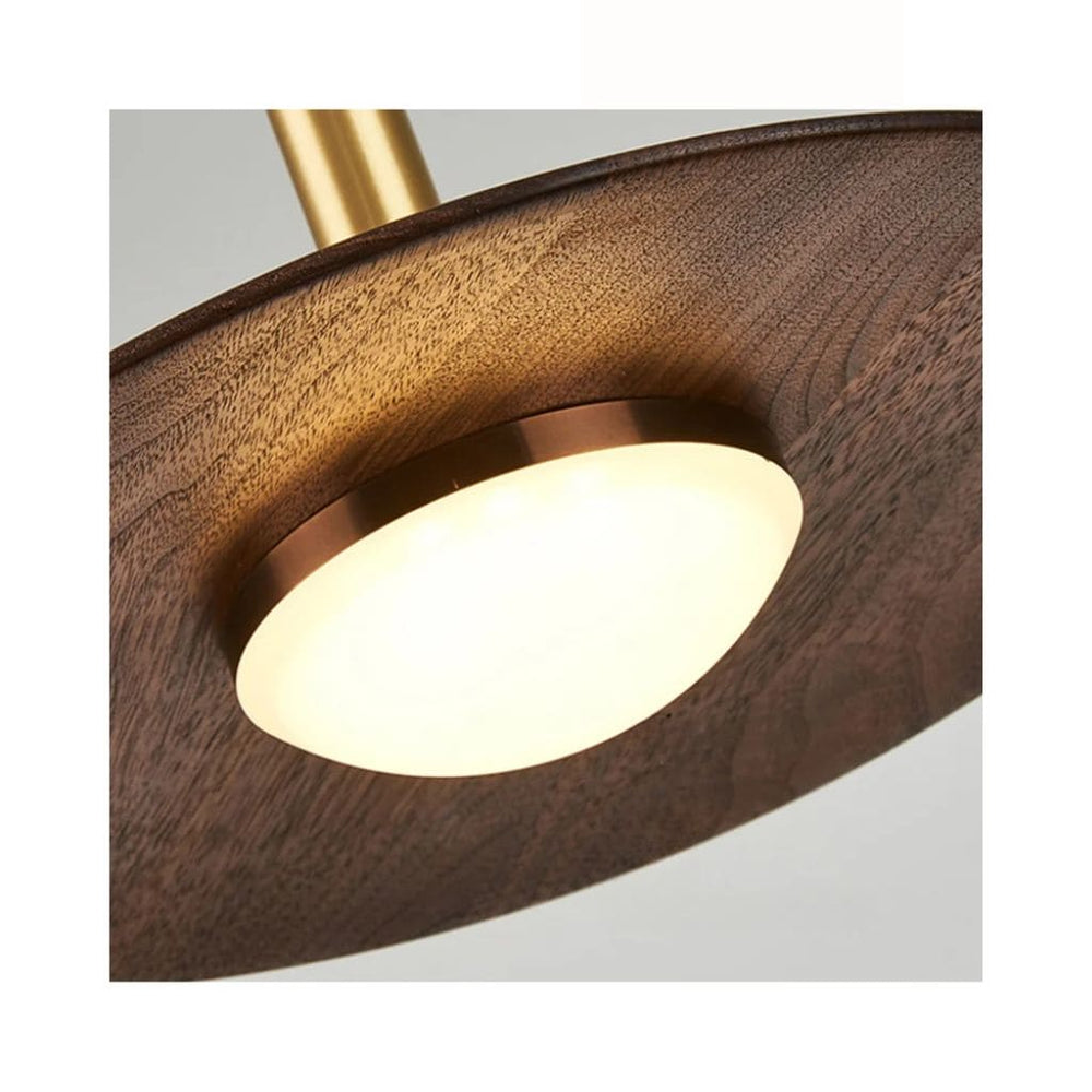 Lustre lival en madera maciza de Noyer