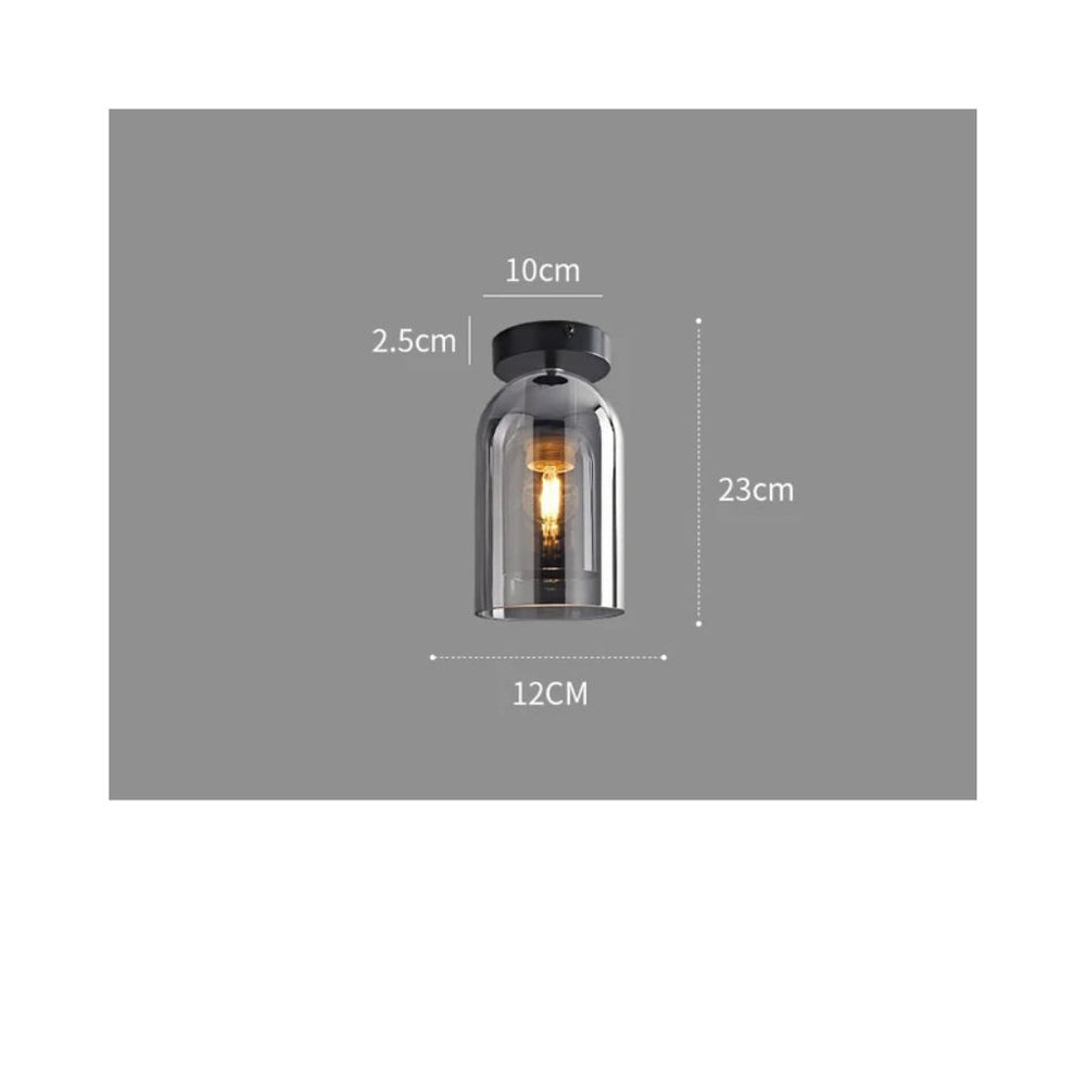 Lámpara de araña de vidrio nórdico para el techo LED