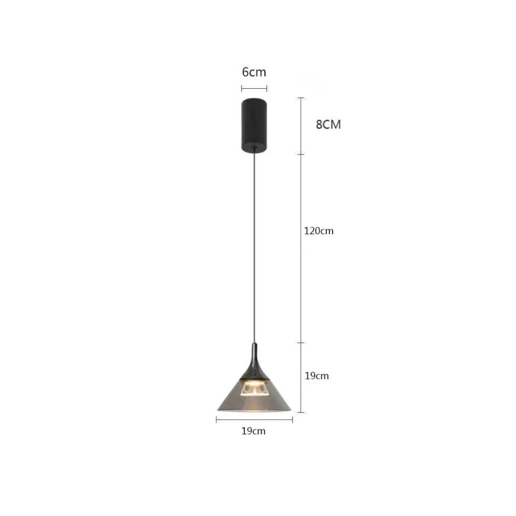 Suspensión LED nórdica de lujo