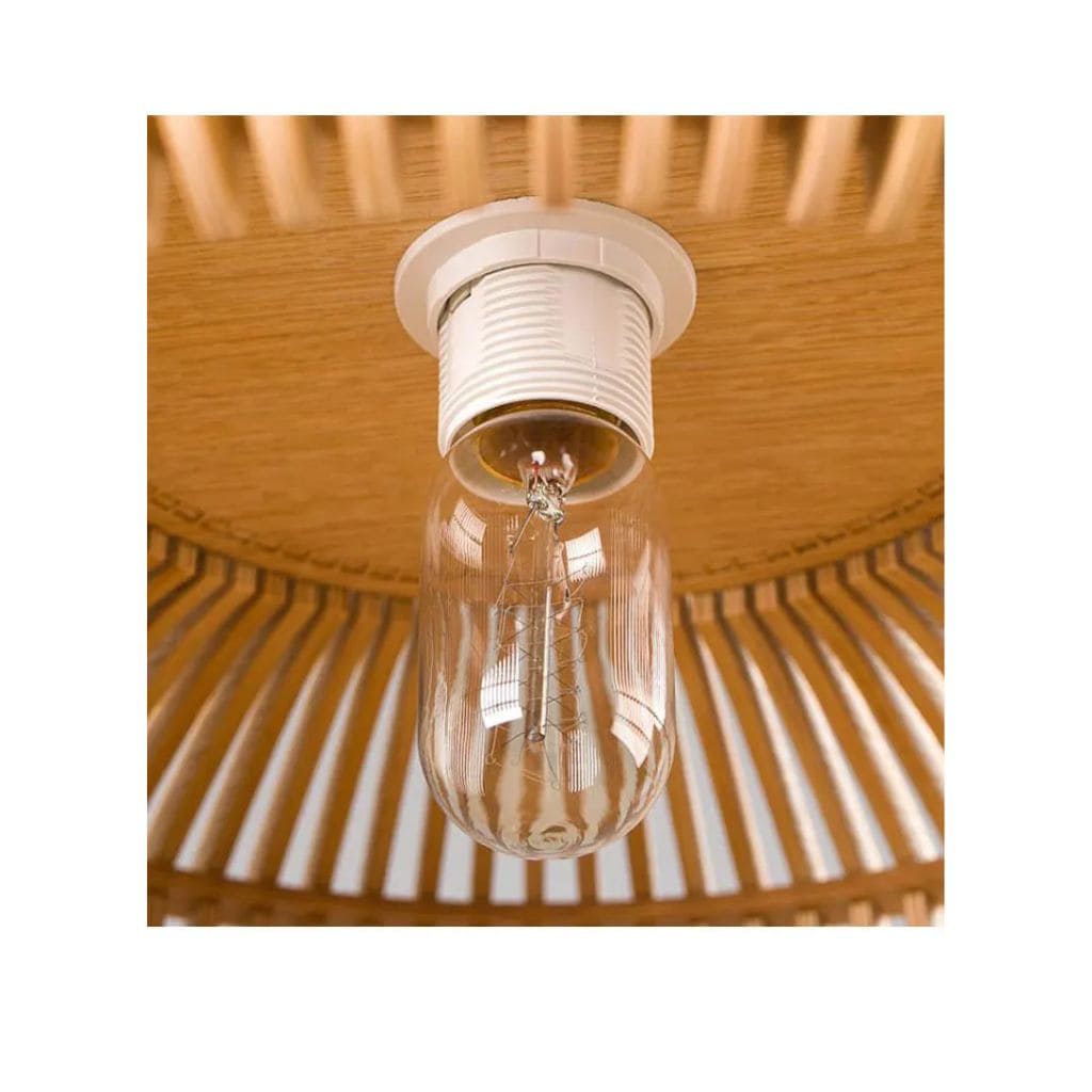 Suspensiones de madera LED